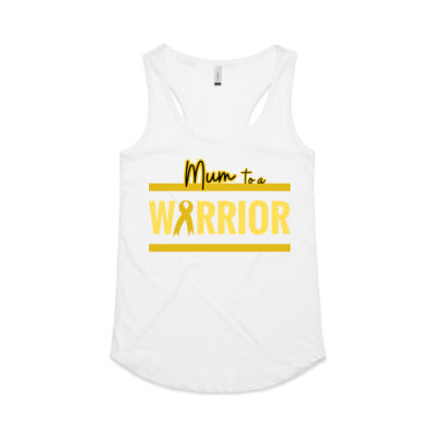 Mum to A Warrior 2023 - AS Colour Women's Yes Racerback Singlet Thumbnail