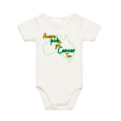 Aussie Kids Get Cancer Too - Baby Onesie Thumbnail
