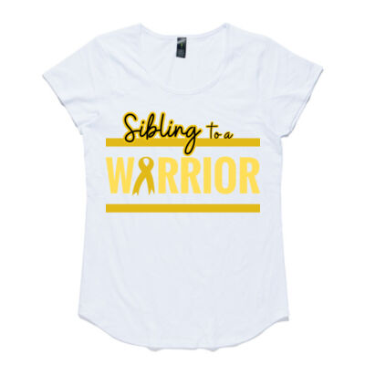 Sibling to a Warrior - AS Colour Women's Mali Capped Sleeve Tee Thumbnail