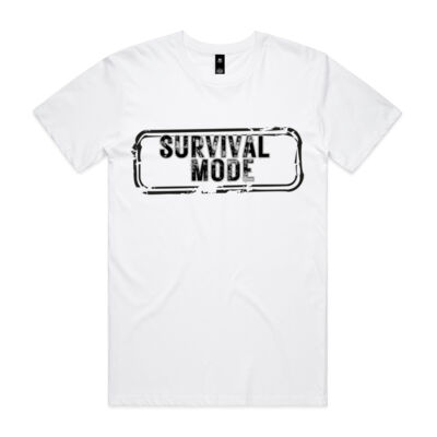 Survival Mode Stamp Black - Mens Tee Thumbnail
