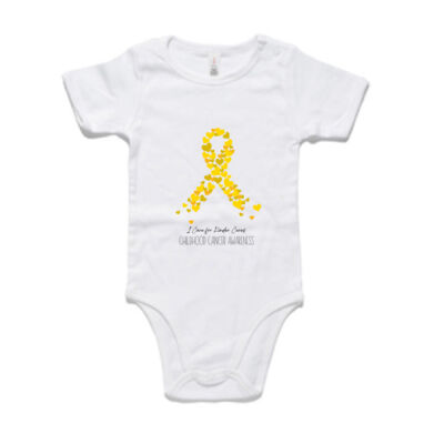 Gold Ribbon - Baby Onesie Thumbnail