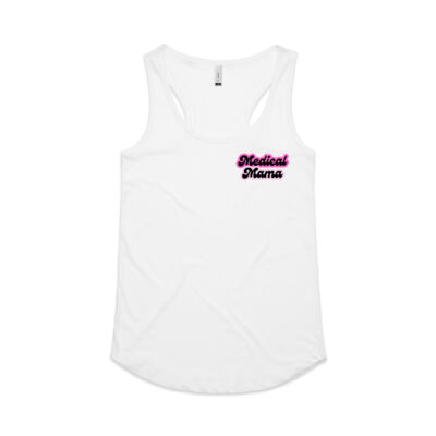 Medical Mama Pink Ombre - Women's Racerback Singlet Thumbnail