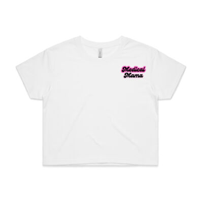 Medical Mama Pink Ombre - Crop Tee Thumbnail