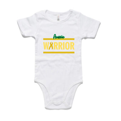 Aussie Warrior Baby Onesie Thumbnail