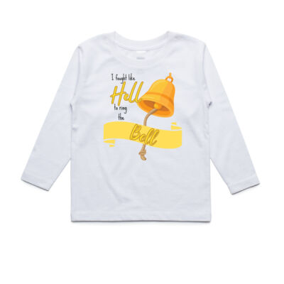 Fight to Ring the Bell Gold - Kids Longsleeve Tee Thumbnail