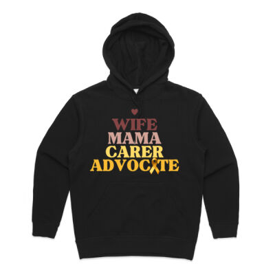 Wife Mama Carer Advocate - Women's Premium Hood Thumbnail