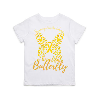 Beautiful Butterfly Warrior Wear - Kids/Youth Tee Thumbnail