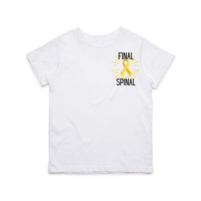 Final Spinal Spine Cancer Ribbon  - Kids / Youth Tee Thumbnail