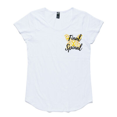 Final Spinal Butterflies  - Women's Capped Sleeve Tee Thumbnail