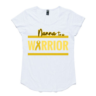 Nanna to a Warrior - Capped Sleeve Tee Thumbnail