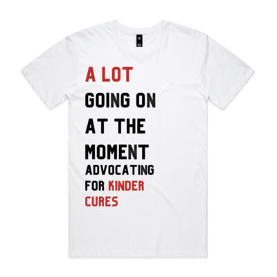 A LOT GOING ON - ADVOCACY (front only) Unisex Tee Thumbnail
