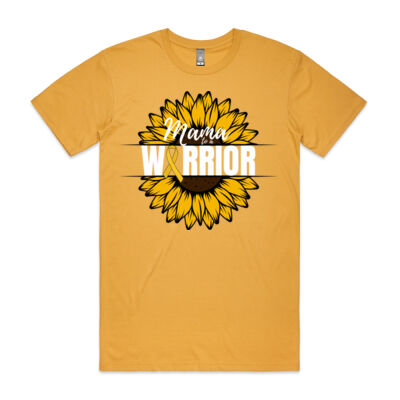2024 Aussie Warriors - Mama to a Warrior sunflower - Unisex fit tee Thumbnail