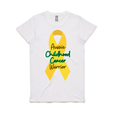 Aussie Childhood Cancer Warrior 2024 Aussie Warriors - Women's Maple Tee Thumbnail